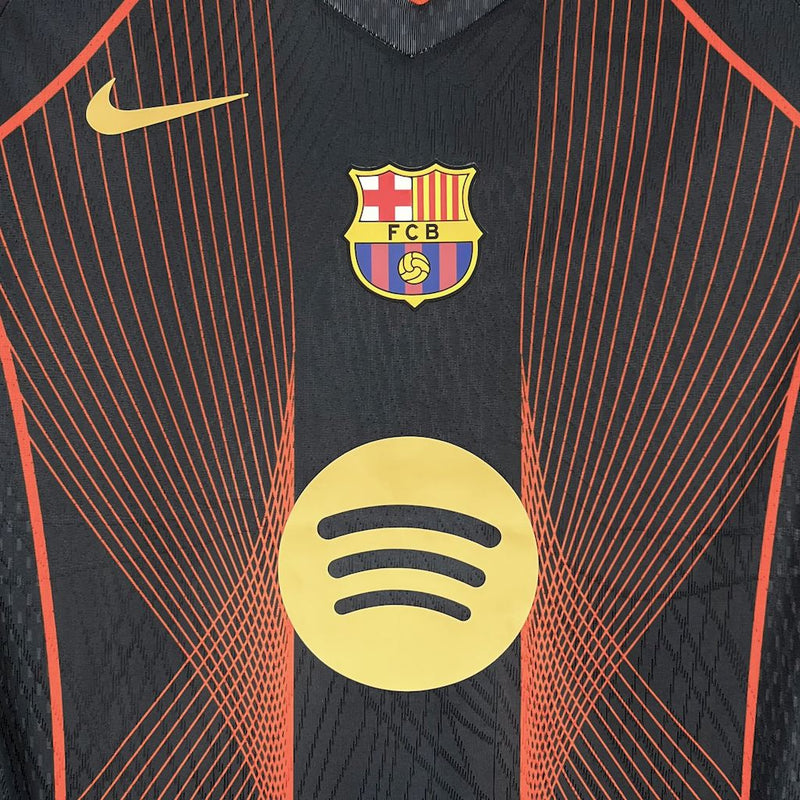 CAMISOLA DO BARCELONA 25/26 LARANJA EDIÇÃO ESPECIAL
