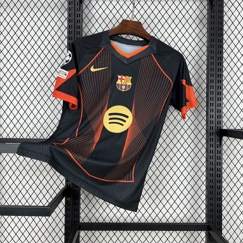 CAMISOLA DO BARCELONA 25/26 LARANJA EDIÇÃO ESPECIAL