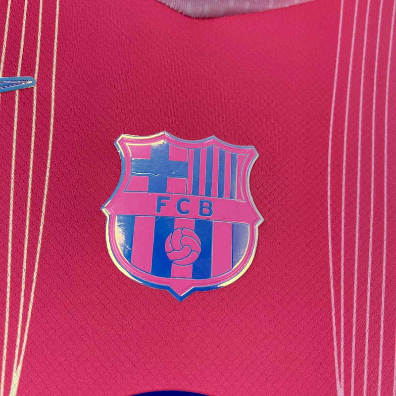 CAMISOLA DO BARCELONA 25/26 PINK EDIÇÃO ESPECIAL